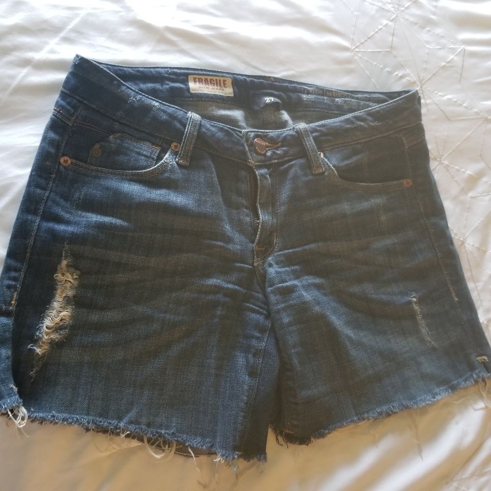 Denim shorts